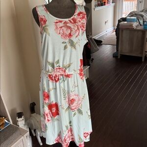 LuLaRoe Multicolor Floral Dress
